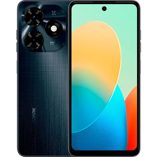 Смартфон TECNO Spark 20c 4/128GB (BG7n) Gravity Black, фото 1