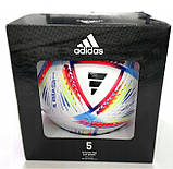 М'яч футбольний Adidas 2022 World Cup Al Rihla League BOX H57791 (розмір 5), фото 3