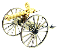 Металлический 3D конструктор "Wild West Gatling Gun", Metal Earth, MMS188