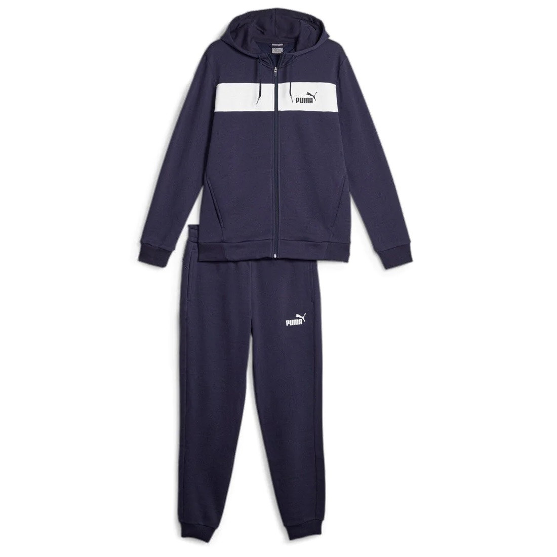 Костюм спортивний чоловічий Puma Fz Panel Tracksuit 675022 26 (темно-синій, хлопок, фліс, бренд пума)