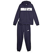 Костюм спортивний чоловічий Puma Fz Panel Tracksuit 675022 26 (темно-синій, хлопок, фліс, бренд пума)