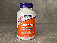 NOW Foods, хитозан с хромом, Chitosan 500 мг, 120капсул