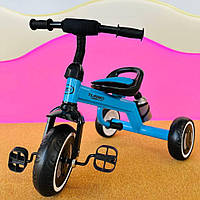 Велосипед трехколесный для мальчика, голубой, TurboTrike, М-3648