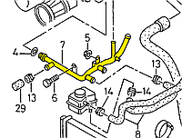 06A121065AK Audi, Seat, Skoda, Vw Патрубок из нержавеющей стали