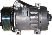 Компрессор кондиционера 7H15 119 mm. 8PV 12В. Фланец (4800, 4800U1) 12V.
