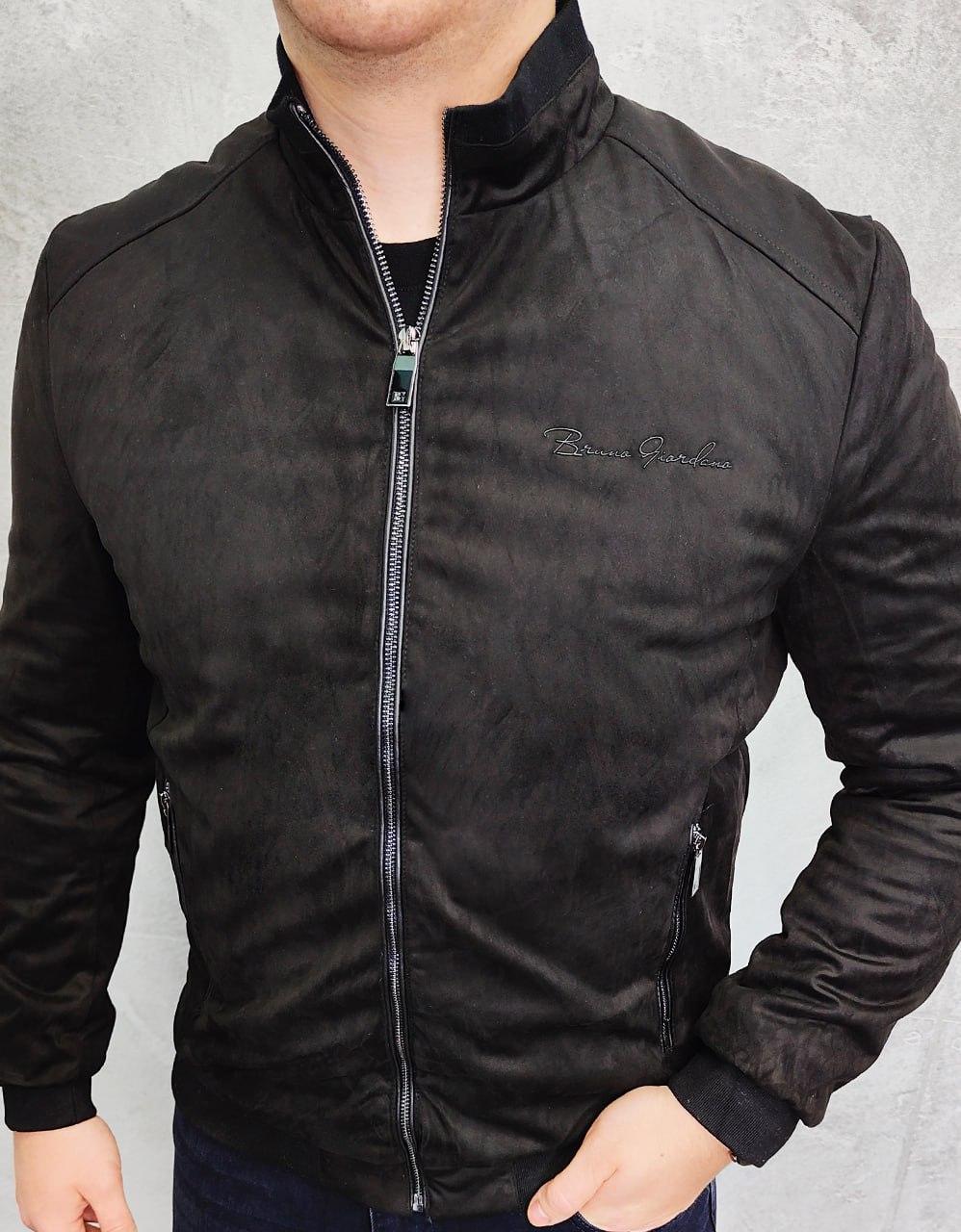 Чоловіча куртка вітровка Giordano Bruno H4243 чорна
