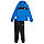 Костюм спортивний чоловічий Puma Fz Panel Tracksuit 675022 47 (синій з чорним, хлопок, фліс, бренд пума), фото 4