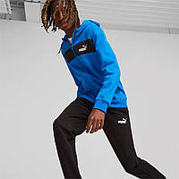 Костюм спортивний чоловічий Puma Fz Panel Tracksuit 675022 47 (синій з чорним, хлопок, фліс, бренд пума)