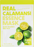 Тканевая маска для лица с экстрактом каламанси FARMSTAY Real Calamansi Essence Mask 23 мл