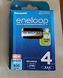 Panasonic(SANYO) eneloop bk-4mcce, 2100циклов, ААА(минипальчиковые), номінальна ємність 800mah(min. 750mah), фото 3
