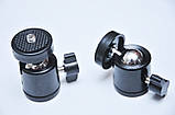 3d кульова головка для штатива/стійки/монопода c різьбленням 1/4, фото 2