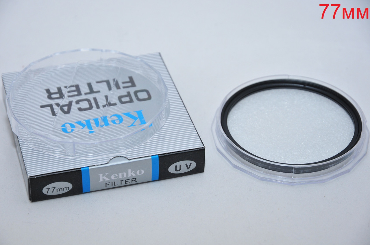 Фільтр захисний KENKO UV ультрафіолетовий 77 мм Для об'єктування фотоапарата, фото 1