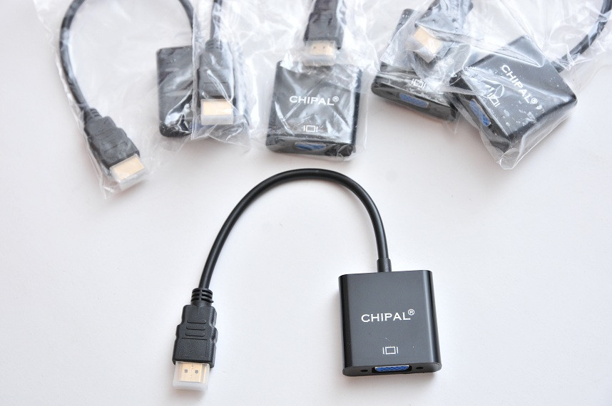 Емулятор монітора з HDMI на VGA HDMI2VGA конвертер 1080P ЦАП адаптер, фото 1