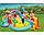 Ігровий центр Intex 57135 планета дінозаврів, гірка, душ, м'яка ячики, надувні іграшки, фото 2