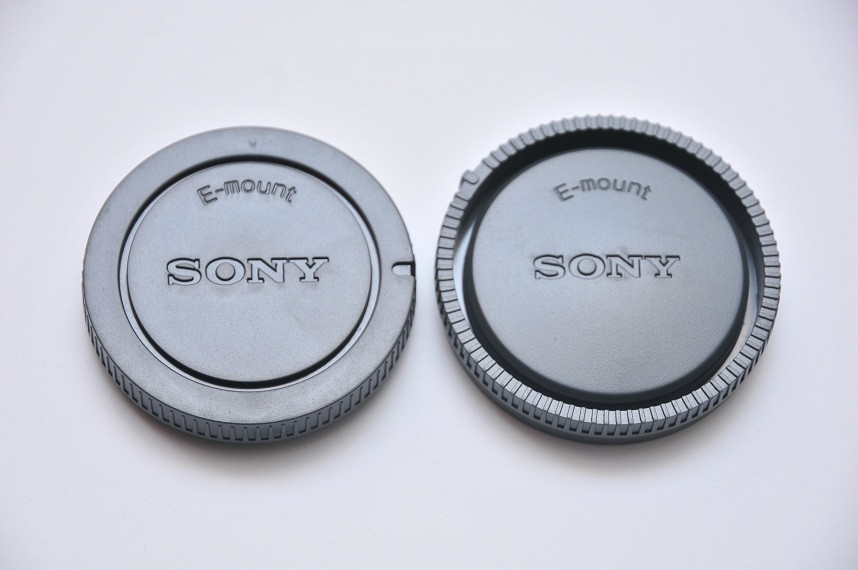 Sony E-mount задня Кришка об'єктива+заглушка байонета NEX, Sony