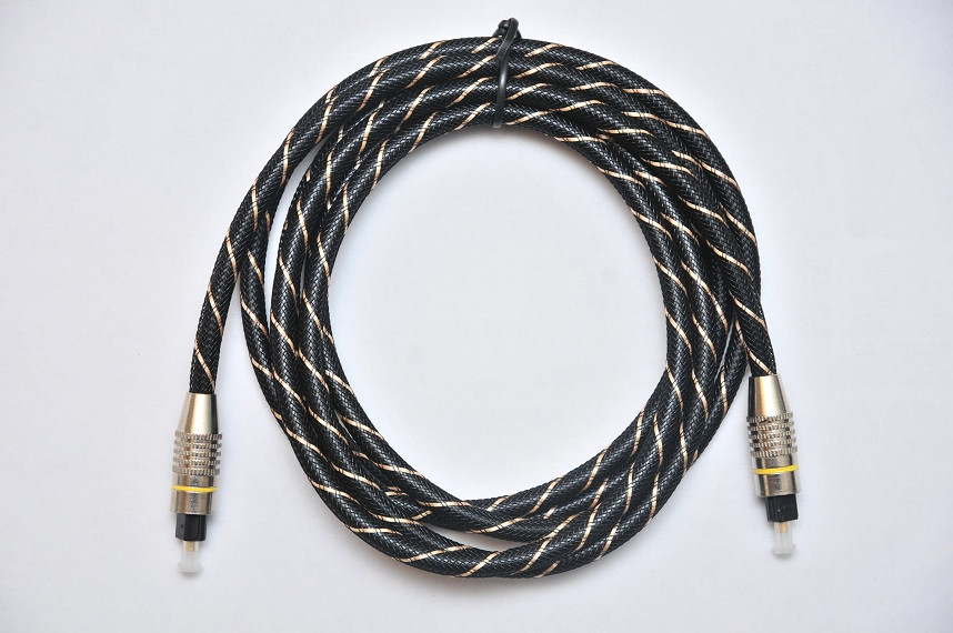 Кабель аудіо волоконно-оптичний OD 6mm Toslink 2 метри, фото 1