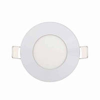 Панель врезная круглая SMD LED 3W 4200/6400К 110Lm Horoz "SLIM-3"