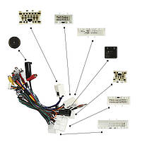 Перехідний штатний комплект з проведенням 9" Lesko Infiniti FX35 FX45 2007-2009 + canbus (1234-305) 2 шт., фото 4