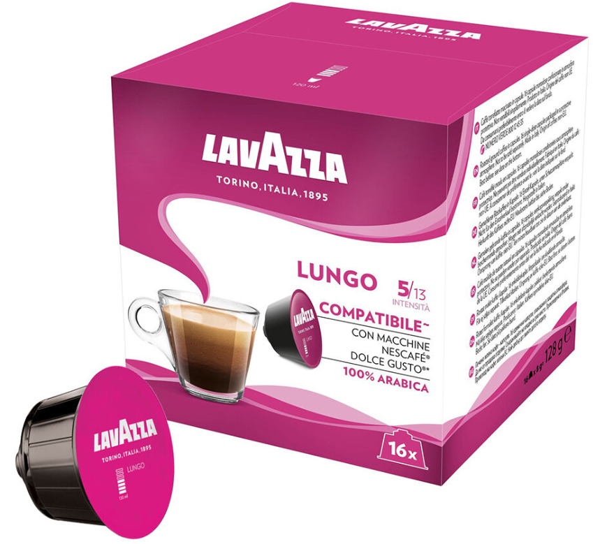 Кава в капсулах Dolce Gusto Lavazza Lungo 100% ARABICA - Дольче Густо Лавацца Лунго