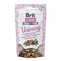 Лакомство для кошек Brit Care Crunchy Cracker Urinary 50 г индейка с клюквой и розмарин