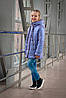 Куртка демі для дівчинки «Мірабель» блакитна 134, фото 6