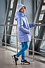 Куртка демі для дівчинки «Мірабель» блакитна 134, фото 2