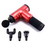 Масажер М'язовий Fascial Gun KH-320 червоний, фото 3