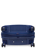 Валіза середня M поліпропілен синя 67х47х26(+5)см/83л/3.7кг/Snowball, фото 7