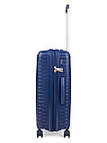 Набір валіз Франція (L M S-3шт) поліпропілен синій/Snowball 20103, фото 5