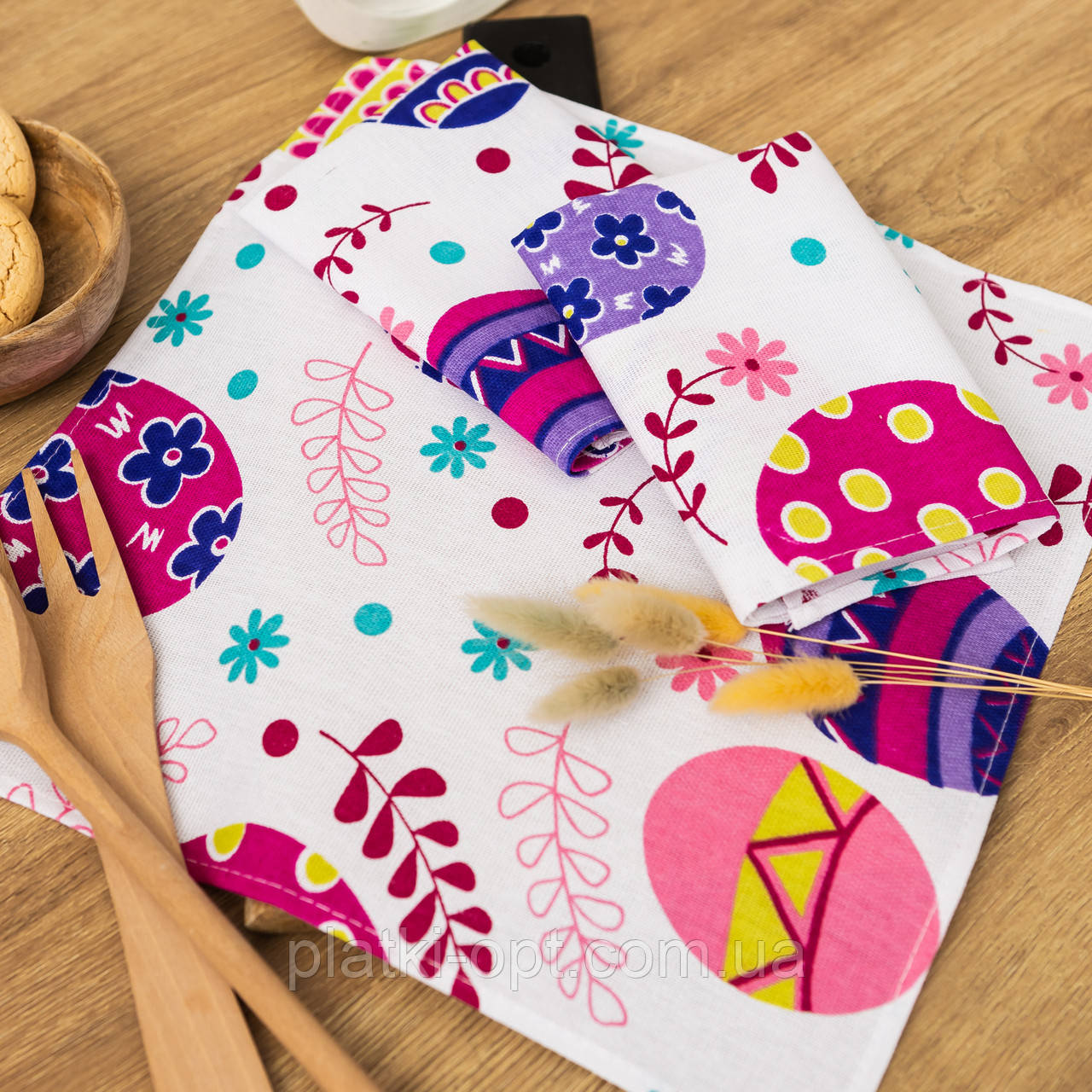 Серветки лляні "Писанки" (комплект 4 шт.), фото 1