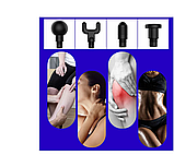 Масажер М'язовий Fascial Gun KH-320 Сірий, фото 10