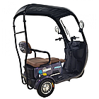 Електротрайк Електроскутер триколісний FADA NIMBUS 800W Синій Фада німбус, фото 9