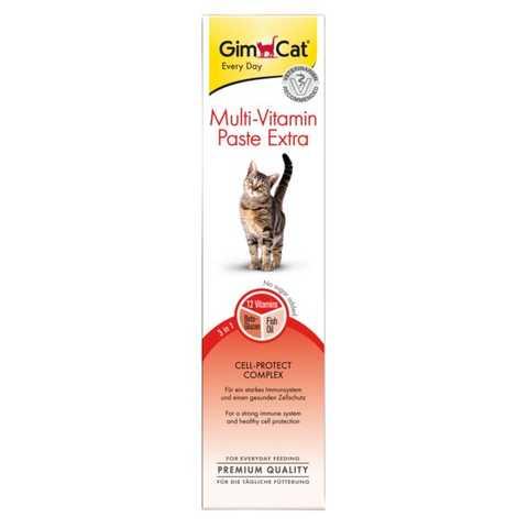 Ласощі для кішок GimCat Multi-Vitamin Paste Extra 200 г мультивітамін, фото 1