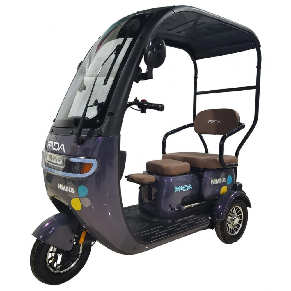Електротрайк Електроскутер триколісний FADA NIMBUS 800W Синій Фада німбус