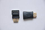 Перехідник Mini HDMI, Micro, 90 градусів, вертикальний, горизонтальний, фото 5