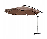 Зонт садовый угловой с наклоном Avko Garden AGU2014 коричневий 3м.