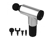 Масажер М'язовий Fascial Gun KH-320 Сірий, фото 4