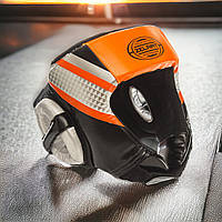 Боксерский шлем Zelart Multi L Оранжевый