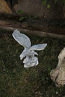Садовая фигура, статуэтка Орел крылатый для декора сада изготовлен из цемента, ручной работы 60см