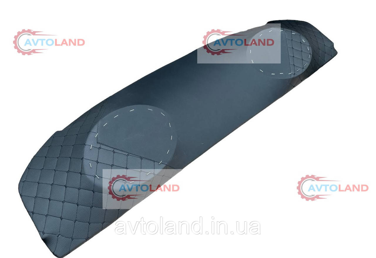 АКУСТРІЧНА ПОЛКА DAEWOO LANOS PREMIUM ROMB DESIGN (EXCLUSIVE ЧОРНА НИТИ, ЧОРНИЙ), фото 1