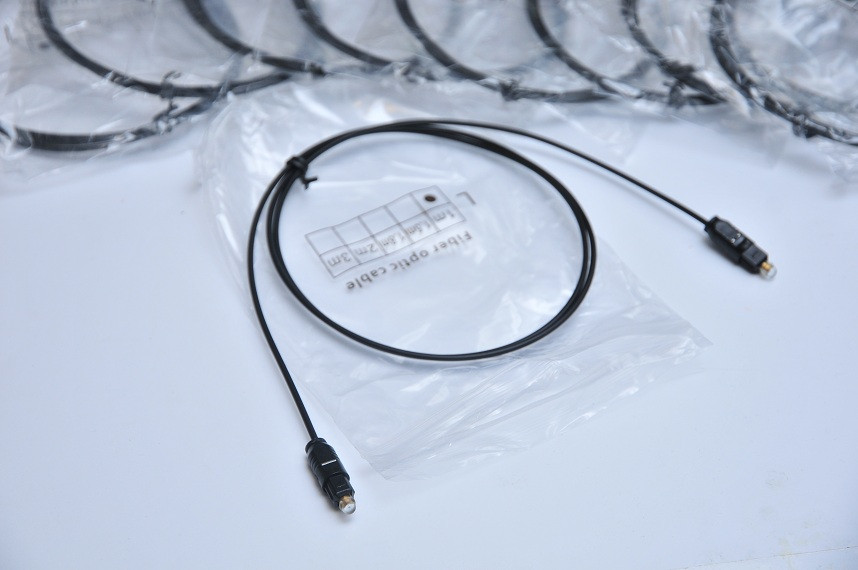 Кабель аудіоволочно-оптичний Toslink 2.2 мм 1 метр