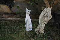 Садова постать, статуетка Кіт Єгипетський для декору саду виготовлений з цементу, ручної роботи