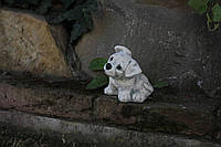 Садова фігура, статуетка Собака цікава для декору саду виготовлена з цементу, ручної роботи 10см