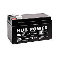 Акумулятор 12В 1.3 Ач для ДБЖ Hub Power HE-121