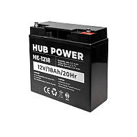 Акумулятор 12В 18 Ач для ДБЖ Hub Power HE-1218