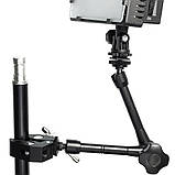 Шарнір Magic Arm 11" + Краб Струбцина Тримач 1/4 Метал штатив, фото 7