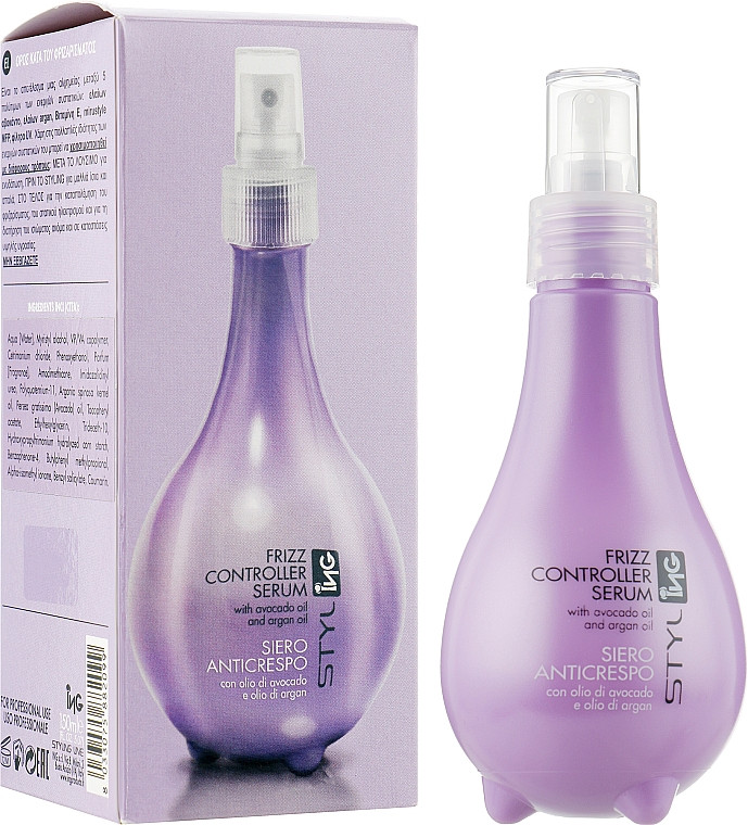 ING Styling Frizz Controller Serum - Сироватка для неслухняного та кучерявого волосся 150мл (Оригінал), фото 1