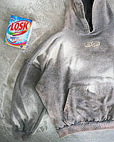 Худі оверсайз OGONPUSHKA Qoma Washed графіт, фото 5