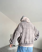 Худі оверсайз OGONPUSHKA Qoma Washed графіт, фото 8