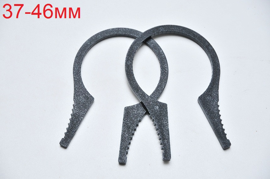 2 шт набір 37-46 Ключ для зняття світлофільтрів Знімач заклинених фільтрів, фото 1